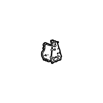 GM 85140658 Rear Side Rail Reinforcement, Passenger Side 85140658 GM Rear Side Rail Reinforcement, Passenger Side Illustration 1 of 1