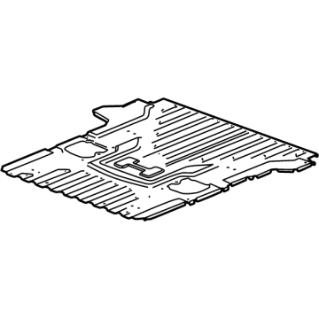 86785236 GM Bed Floor, Rear Illustration 1 of 1