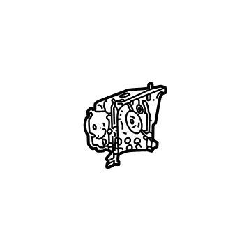 GM 85140660 Rear Side Rail Reinforcement, Passenger Side 85140660 GM Rear Side Rail Reinforcement, Passenger Side Illustration 1 of 1