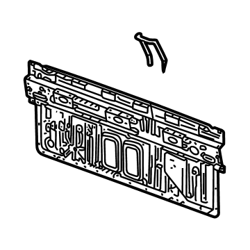 85524688 GM Front Panel Reinforcement, Rear Illustration 1 of 1