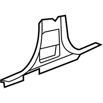 20881452 GM Lower Pillar Reinforcement, Driver Side Illustration 1 of 1