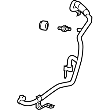 GM 15913003 Evaporator Hose 15913003 GM Evaporator Hose Illustration 1 of 1