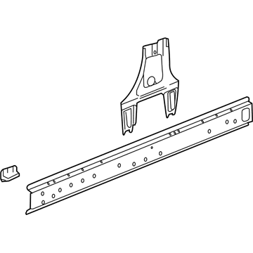 GM 84972411 Rocker Panel Assembly 84972411 GM Rocker Panel Assembly Illustration 1 of 1
