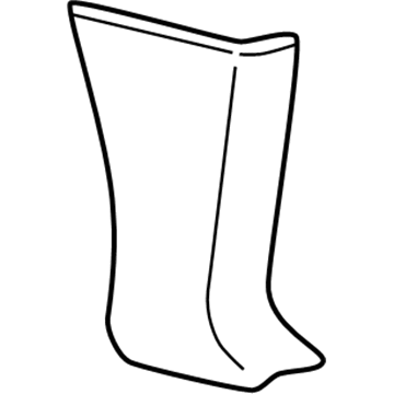 GM 10256966 Cowl Trim, Driver Side 10256966 GM Cowl Trim, Driver Side Illustration 1 of 1