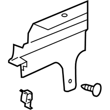 GM 15144061 Splash Shield 15144061 GM Splash Shield Illustration 1 of 1