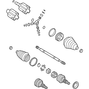 Chevy 26040718 Axle Assembly