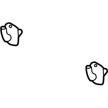 GM 96861031 Tie Down Hook 96861031 GM Tie Down Hook Illustration 1 of 1