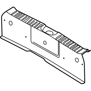 96347368 GM Rear Panel Trim Illustration 1 of 1