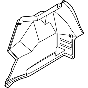 96863388 GM Side Trim Panel Illustration 1 of 1