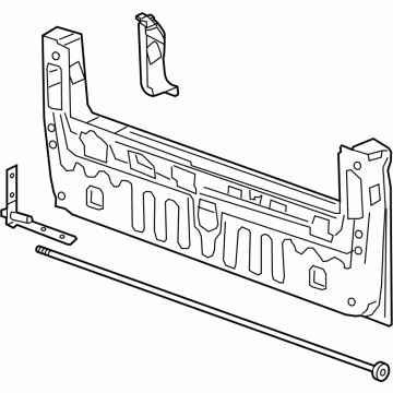 GM 85553558 Tail Gate 85553558 GM Tail Gate Illustration 1 of 1