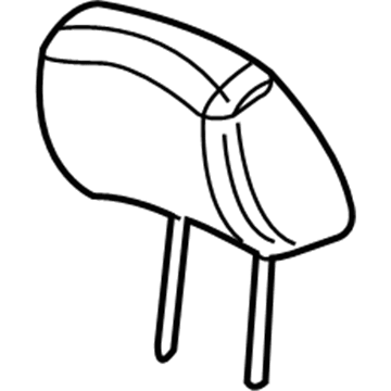 19121516 GM Headrest, Rear Illustration 1 of 1