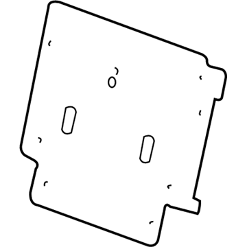 GM 89026763 Seat Back Panel 89026763 GM Seat Back Panel Illustration 1 of 1