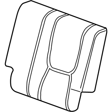 GM 89026570 Seat Back Cover 89026570 GM Seat Back Cover Illustration 1 of 1