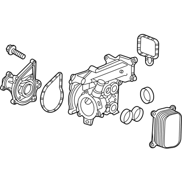 Chevy 25204277 Water Pump Housing