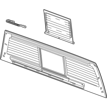 Chevy 85011747 Sliding Glass