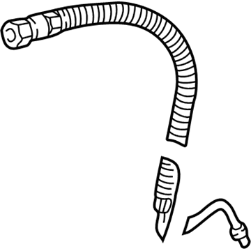 GM 26071437 Power Steering Pressure Hose 26071437 GM Power Steering Pressure Hose Illustration 1 of 1