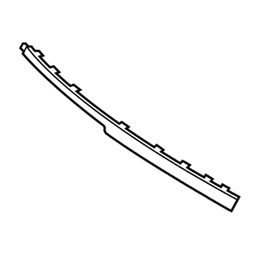 13329544 GM Air Deflector, Driver Side Illustration 1 of 1