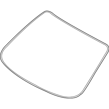 GM 96648415 Reveal Molding 96648415 GM Reveal Molding Illustration 1 of 1