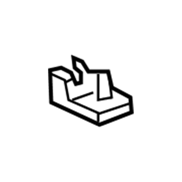 25625608 GM Carrier Rear Bracket, Passenger Side Illustration 1 of 1