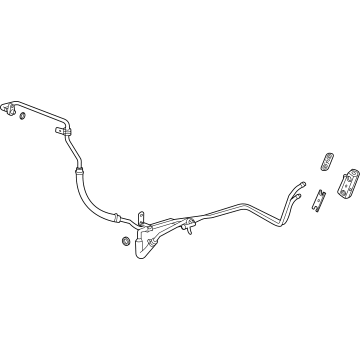 Chevy Silverado 2500 HD Oil Cooler Hose - 85584364
