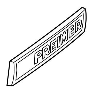 23361803 GM Nameplate Illustration 1 of 1