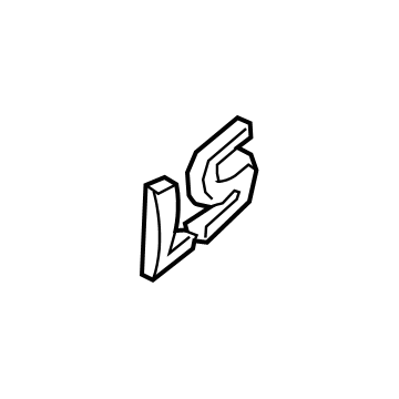 GM 23362183 Nameplate 23362183 GM Nameplate Illustration 1 of 1