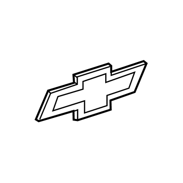GM 84479458 Emblem, Black, Rear 84479458 GM Emblem, Black, Rear Illustration 1 of 1