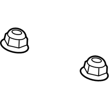 Chevy 11609279 Front Seat Air Bag Nut