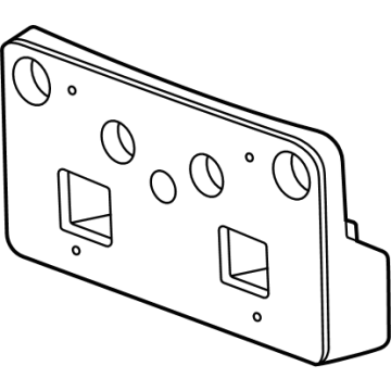 Cadillac 85551157 License Bracket