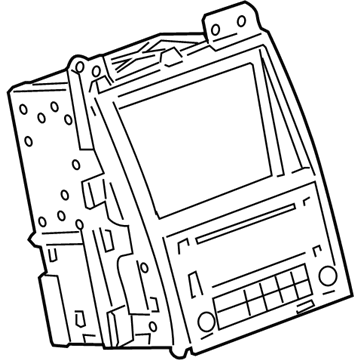 GM 20902103 Radio 20902103 GM Radio Illustration 1 of 1