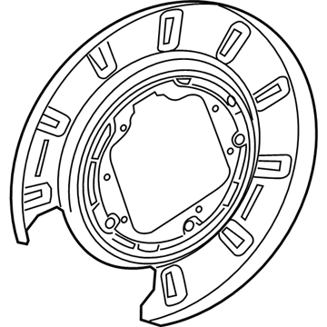 Chevy Backing Plate - 22775568