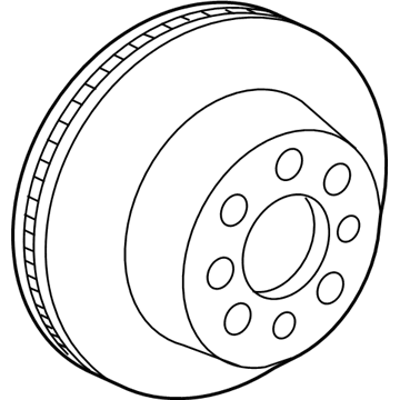 Chevy Silverado 1500 LD Brake Rotor - 23195438