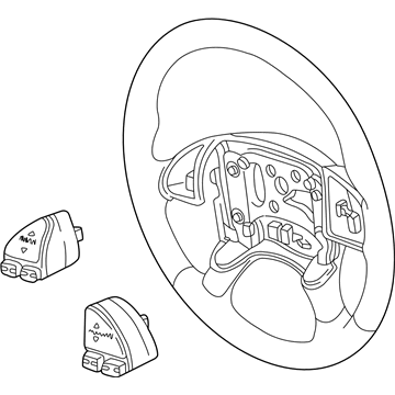 Pontiac 10342490 Steering Wheel
