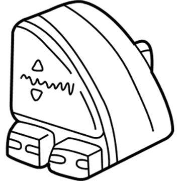 GM 12451301 Control Switch, Passenger Side 12451301 GM Control Switch, Passenger Side Illustration 1 of 1