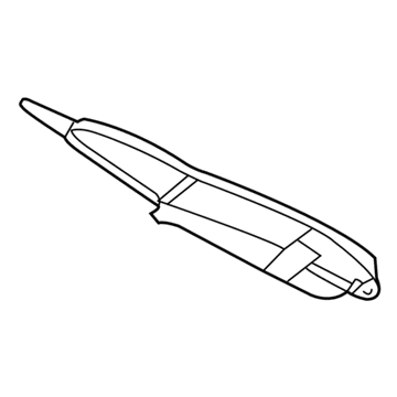 GM 15857192 Rear Insulator, Front Passenger Side 15857192 GM Rear Insulator, Front Passenger Side Illustration 1 of 1