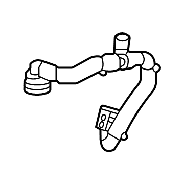 GM 86800543 Inlet Hose 86800543 GM Inlet Hose Illustration 1 of 1
