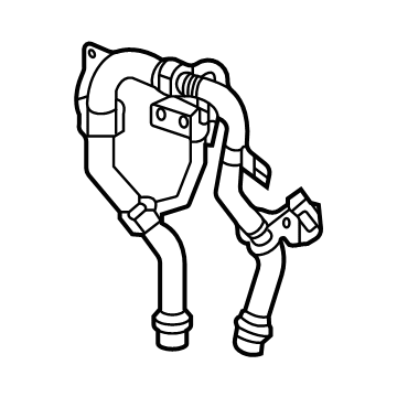 87824788 GM Heater Hose Illustration 1 of 1