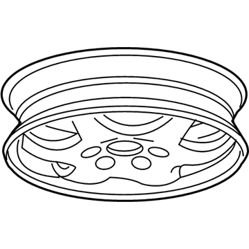 GM 9597921 Compact Spare 9597921 GM Compact Spare Illustration 1 of 1