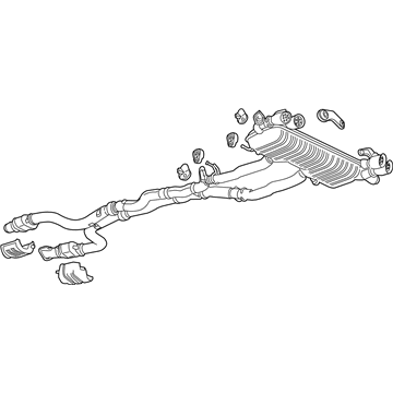 Chevy 19420252 Muffler & Pipe