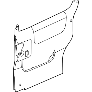 GM 15247777 Door Trim Panel, Passenger Side 15247777 GM Door Trim Panel, Passenger Side Illustration 1 of 1