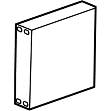 84400226 GM Evaporator Core Illustration 1 of 1