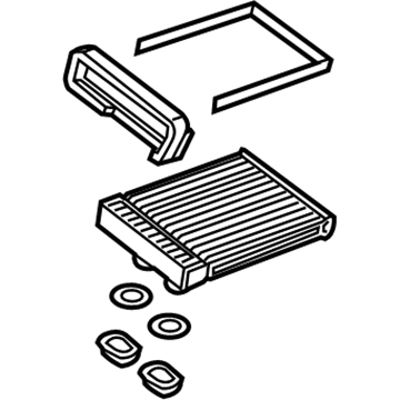 GM 23176934 Heater Core 23176934 GM Heater Core Illustration 1 of 1