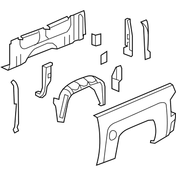 Chevy 84148921 Side Panel