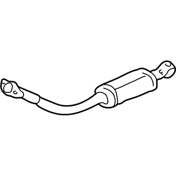 GM 24507564 Catalytic Converter 24507564 GM Catalytic Converter Illustration 1 of 1