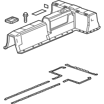 GM 23244525 Battery Cover 23244525 GM Battery Cover Illustration 1 of 1