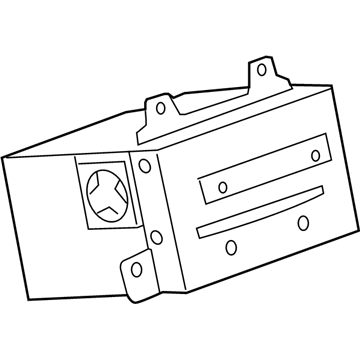 GM 23182551 Radio 23182551 GM Radio Illustration 1 of 1