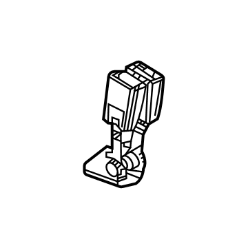 GM 84779613 Buckle, Jet Black, Passenger Side 84779613 GM Buckle, Jet Black, Passenger Side Illustration 1 of 1