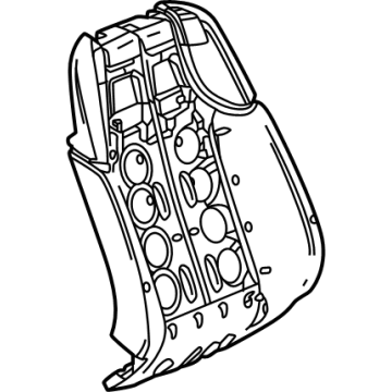 Cadillac 85074002 Seat Back Pad