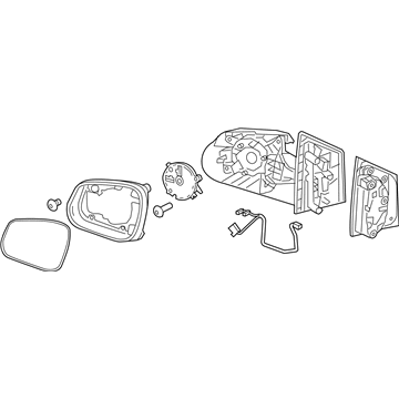 Chevy Spark Car Mirror - 42699547