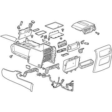 Chevy 23264448 Console Assembly